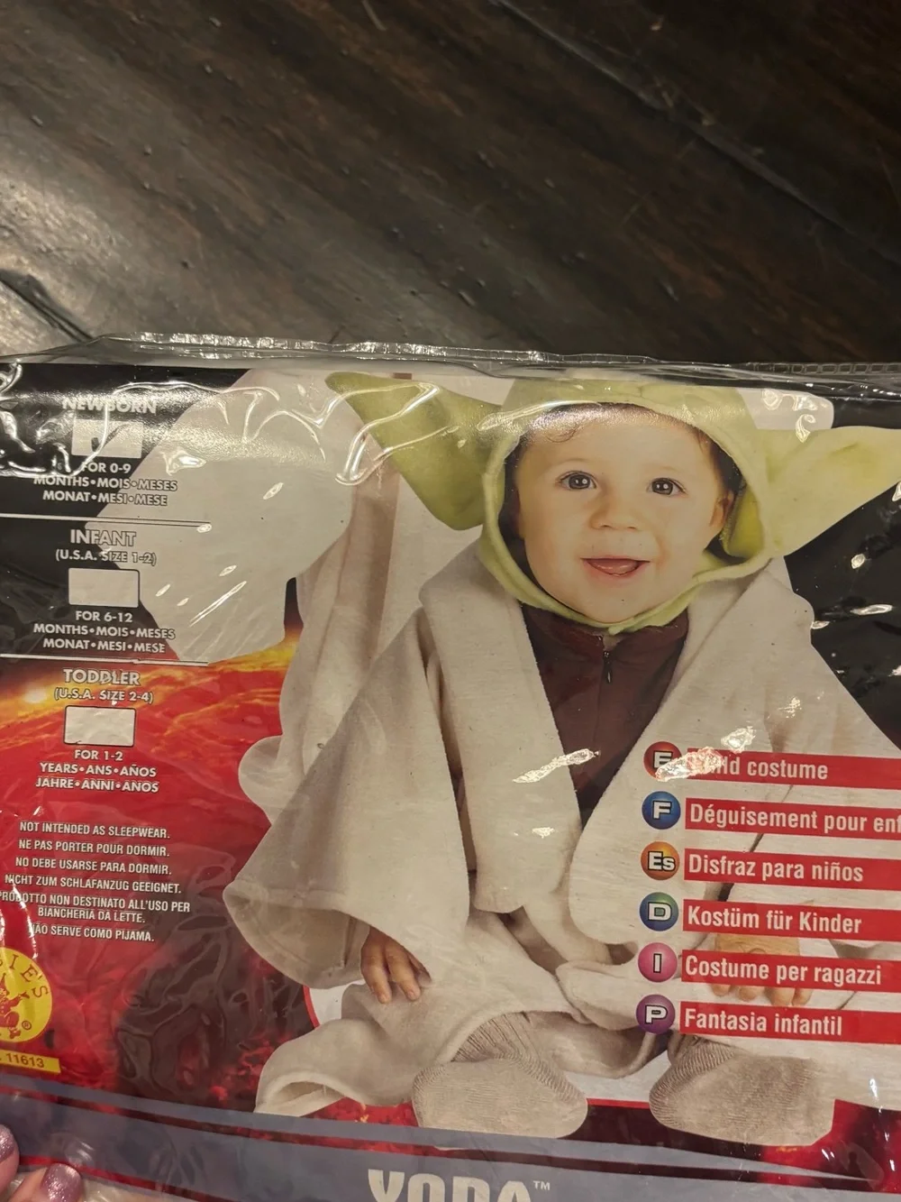 Star Wars Yoda newborn Costume - 0-9 months - Picture 2 of 3